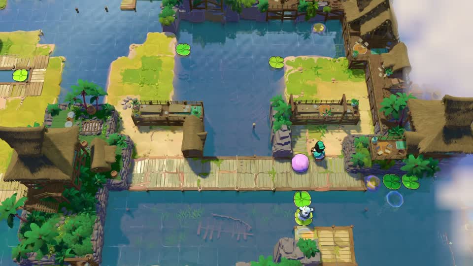 The lower dock gives access to the final downward throw and both pads.