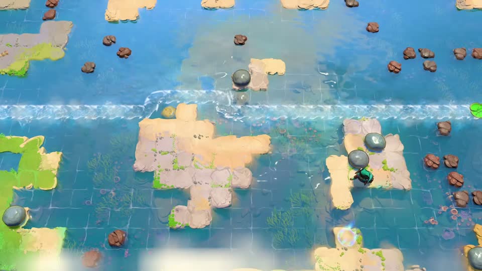 The sailor reaches the eastern checkpoint after the current is redirected.